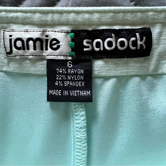 Jamie Sadock Mint Green Golf Skort Buckle Detail Size 6 - Picture 12 of 14